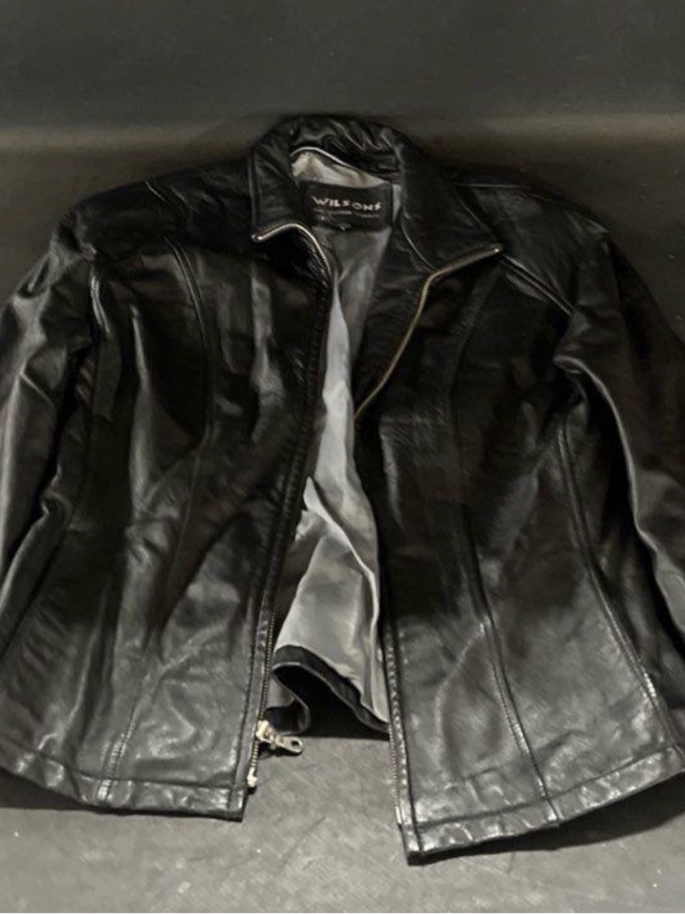 Wilson Black Leather Jacket